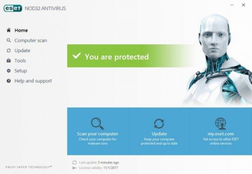 Eset nod32 не открывается